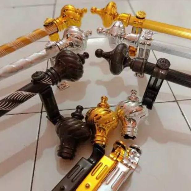 Terbaru Fullset Batang Rel Rolet Soka Gagang Gorden Murah Hordeng Pintu Gorden Jendela Minimalis Kyx