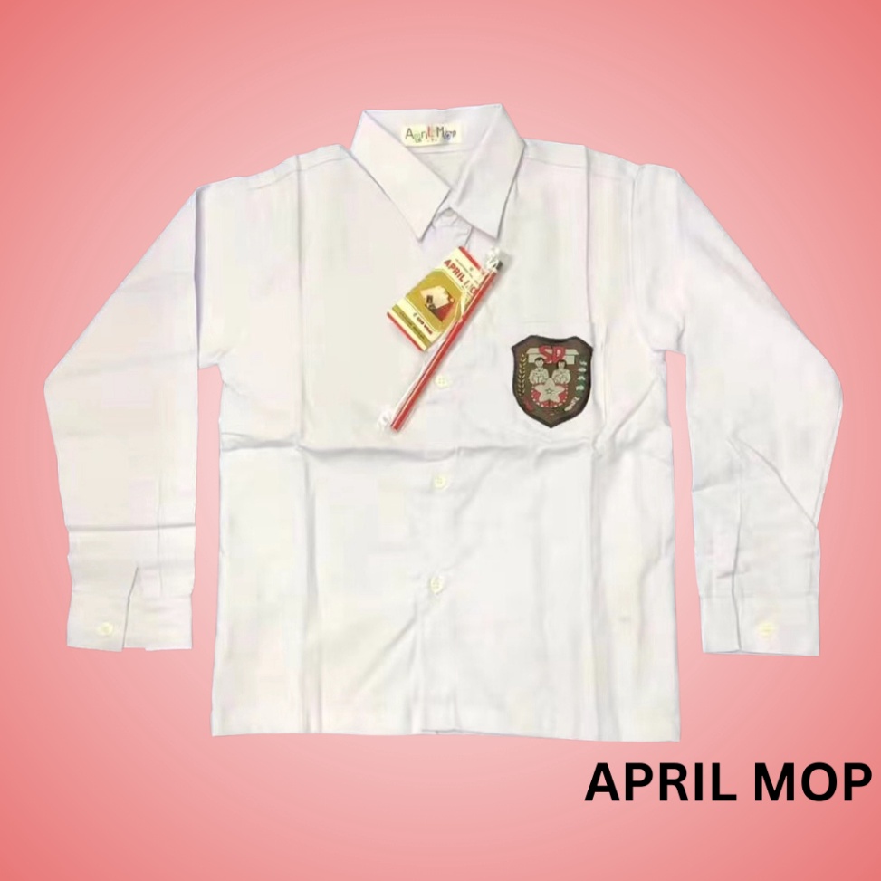 

Terbaru.. APRIL MOP SERAGAM SEKOLAH KEMEJA SD PUTIH LENGAN PANJANG BAHAN SWESI N78