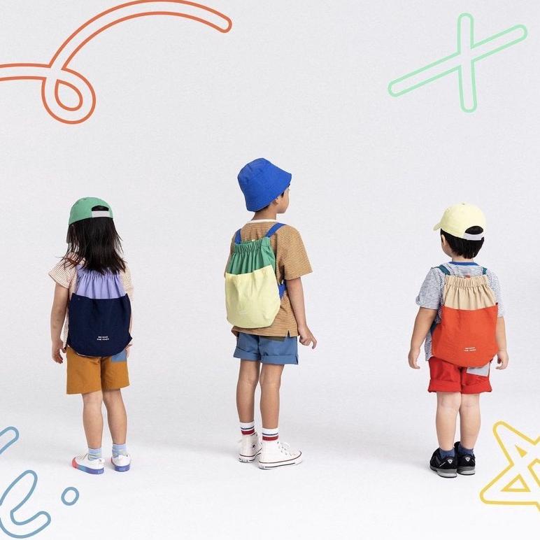 PROMO READY STOCK BEYOND THE VINES Kids Dumpling Backpack Nylon/Tas serut ransel anak toddler nilon 