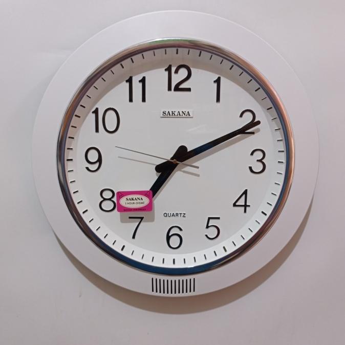 PROMO Jam dinding melodi bicara Bahasa Indonesia lonceng sakana 970 40cm