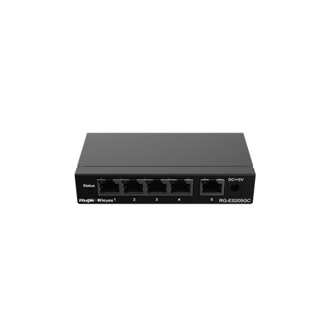 Switch Ruijie Reyee Rg-Es205Gc 5-Port Smart Cloud Managed Switch