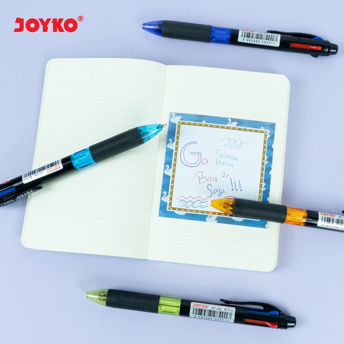 

Ball Pen Pulpen Pena Joyko Bp-288 Quaco 3 0.7 Mm 4 Warna Colors