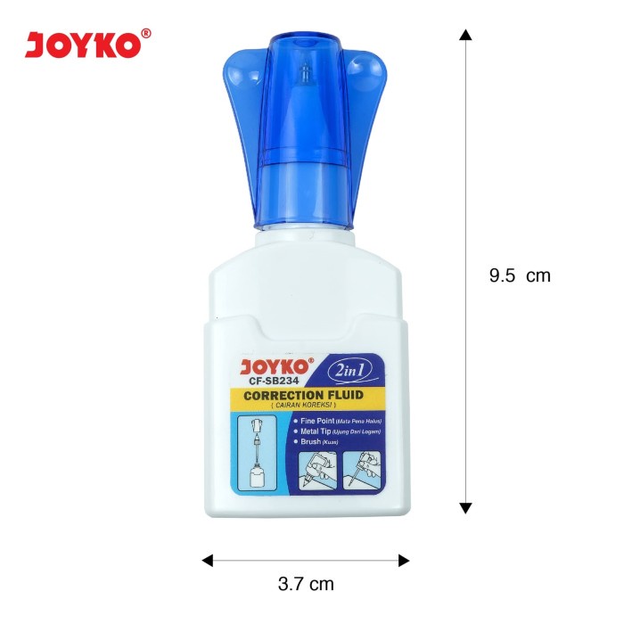 

Correction Fluid Cairan Koreksi Penghapus Cair Joyko Cf-Sb234 2 In 1