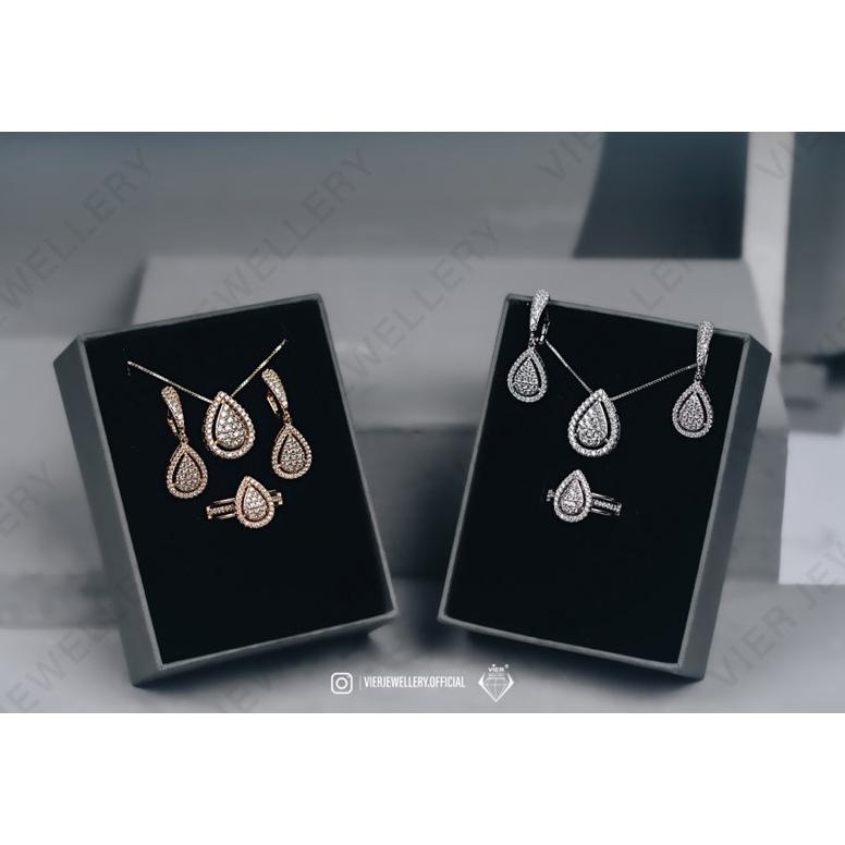 Vier Jewellery Wynn Edition Set 8486 / Set Perhiasan Zirconia Quality AAA+