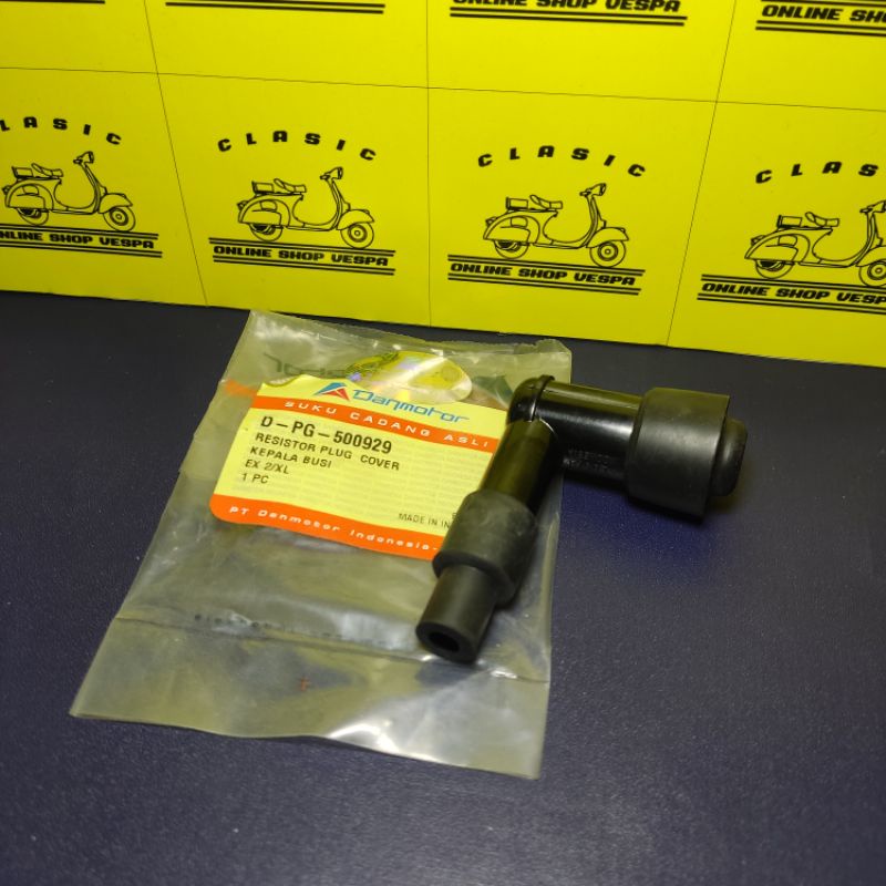 Cangklong Busi Vespa / Cop Busi Vespa / Kepala Busi Vespa Excel Exclusive Super Danmotor