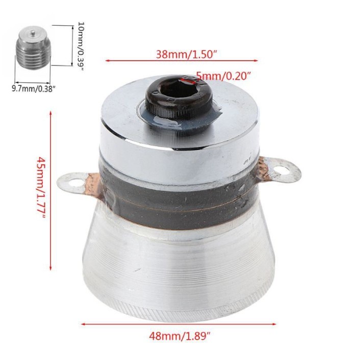 60W 40Khz Ultrasonic Piezoelectric Cleaning Transducer Cleaner High