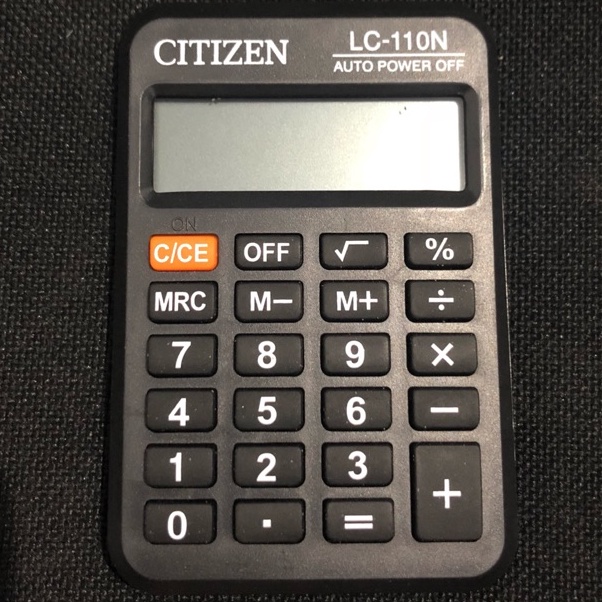 

✼Best Seller❁ 8PFRV Citizen Kalkulator / Calculator mini LC-110N F95 ➬Buruan Beli