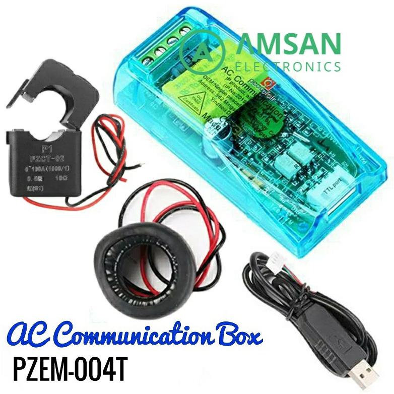 Diskon Peacefair Pzem-004T Ac Communication Box Arduino Monitoring 6In1 Kwh Wattmeter 100A Pzem004 P