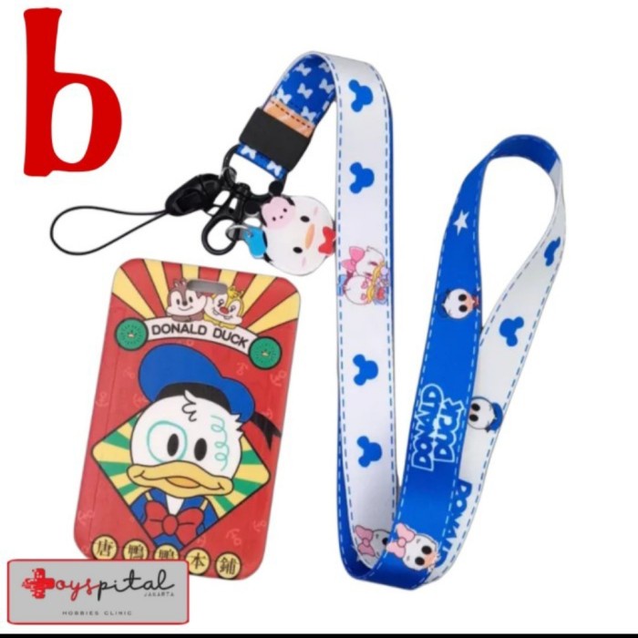 

Terlaris Lanyard Id Card Donald Duck / Tali Id Card / Donal Bebek