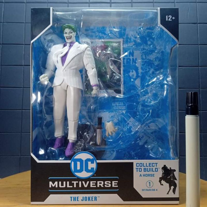 mainan figurethe joker batman the dark knight returnby mcfarlane toystinggi sekitar 7 inchartikulasi