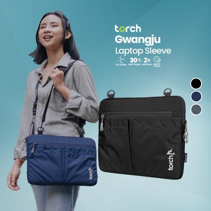 Torch Tas Selempang Laptop Anti Air - Sling Bag Laptop Slevee Gwangju