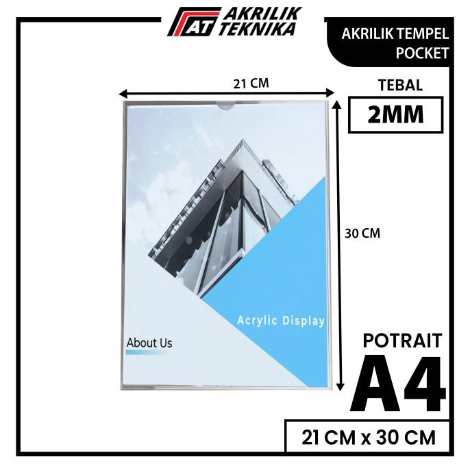 

Acrylic Pocket Frame / Akrilik Thicker / Akrilik Brosur A4