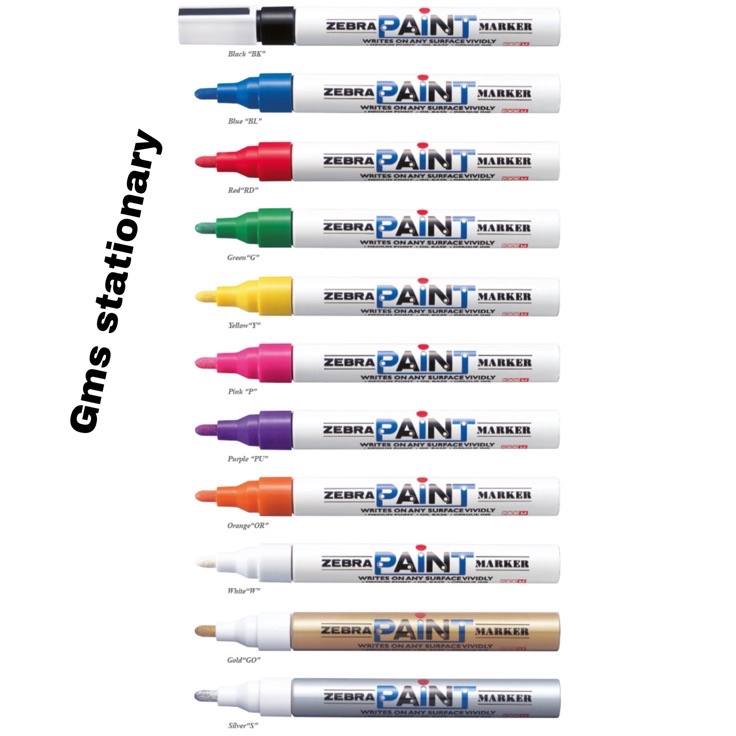 

[KODE PRODUK 7PSSC7855] SPIDOL ZEBRA PAINT MARKER ORIGINAL berbagai macam pilihan warna cepat kering