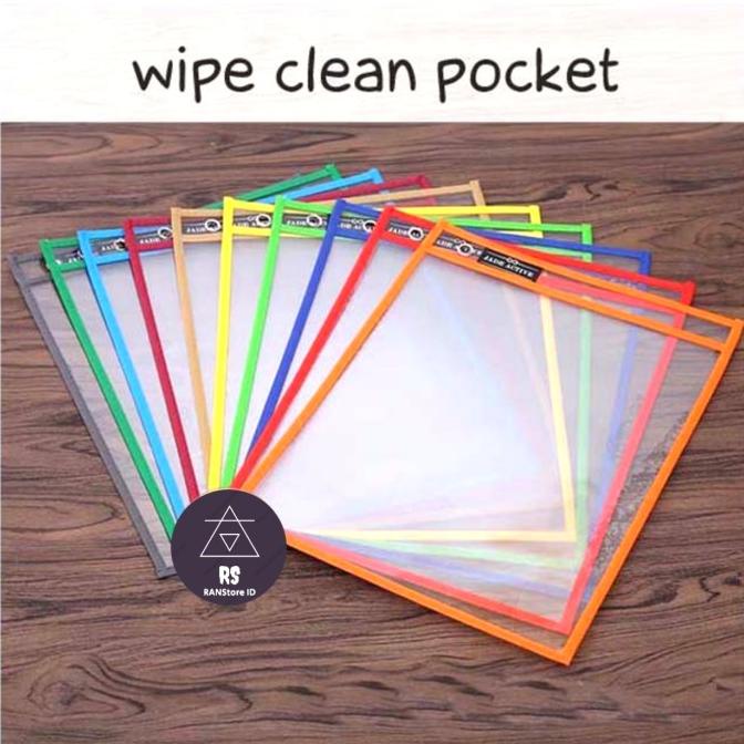 

Wipe Clean Pocket Rewritable Sheet Bisa Untuk Buku Gakken Vertical