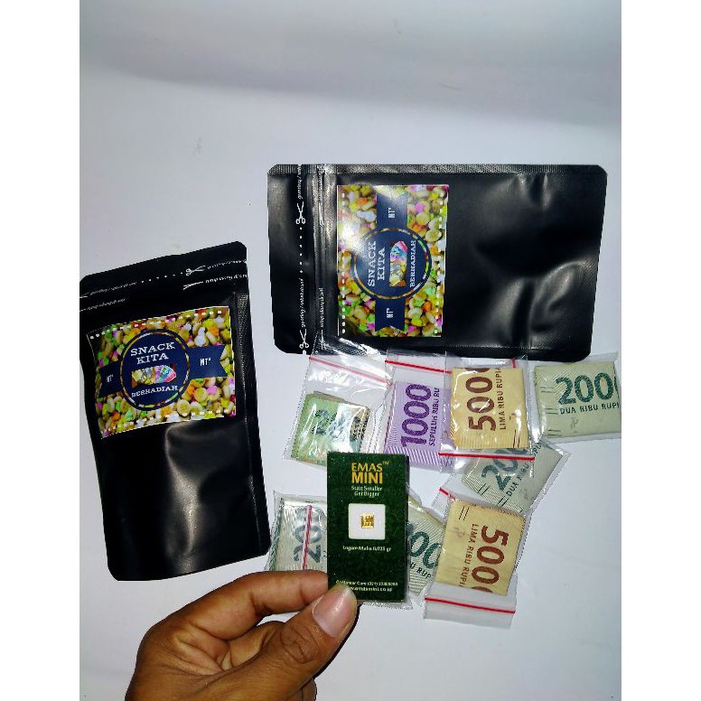 

Terbaru.. SNACK KITA BERHADIAH UANG DAN EMAS 100% NO ZONK R9N