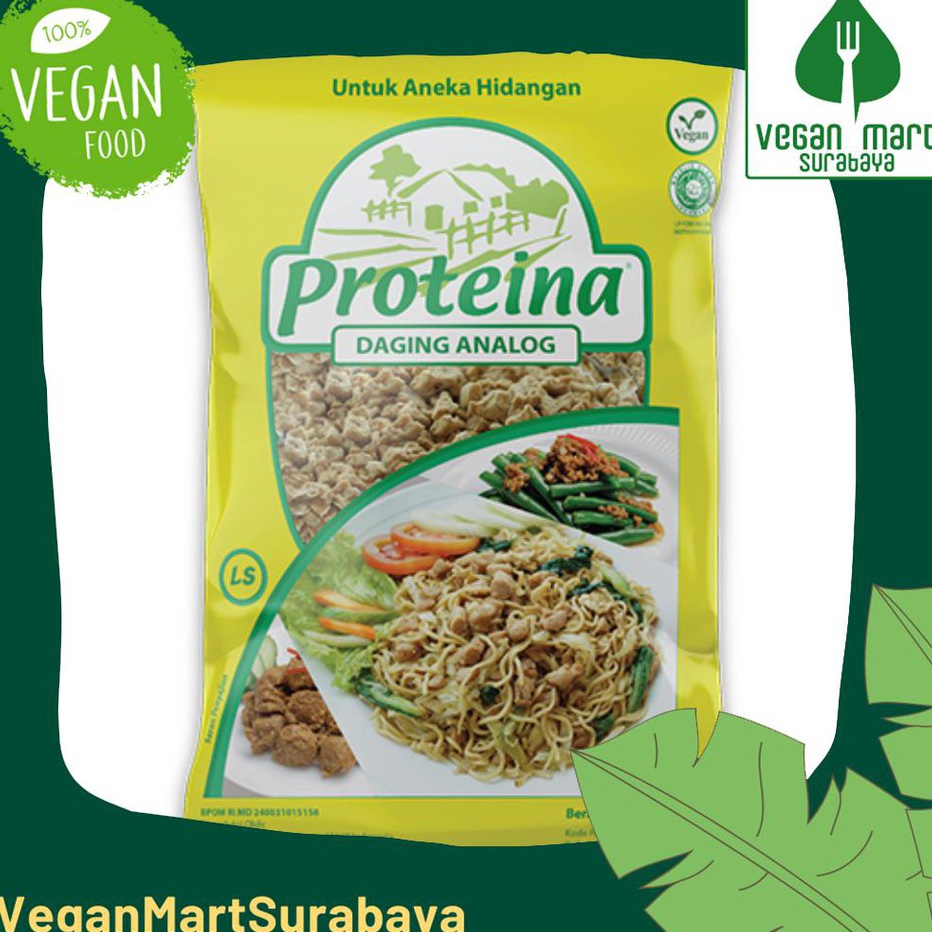 

[KODE PRODUK CVSHJ7656] Proteina LS 250 gram / Protein Nabati / Daging Nabati / Vegan Meat / Plant Based Meat