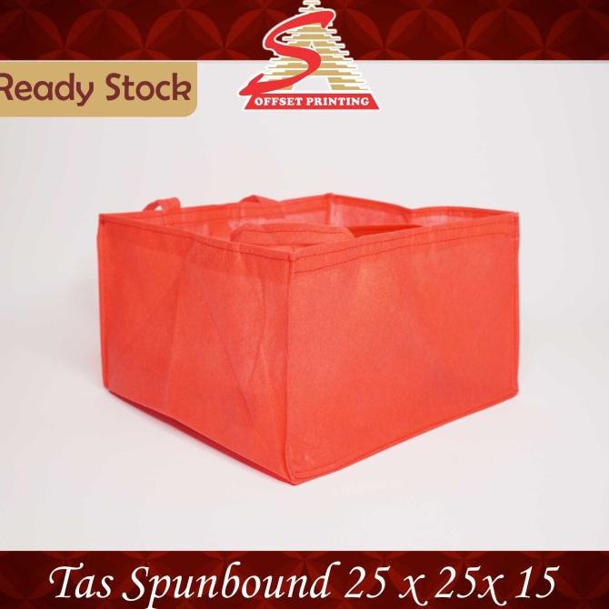 Tas Spunbond/Tas kain/Goodie Bag/Goody Bag 25x25x15
