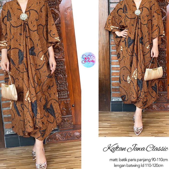 NJVD5709㊒ Kaftan Jawa Classic / Kaftan Paris / Dress Batik / Dress Paris ㊊