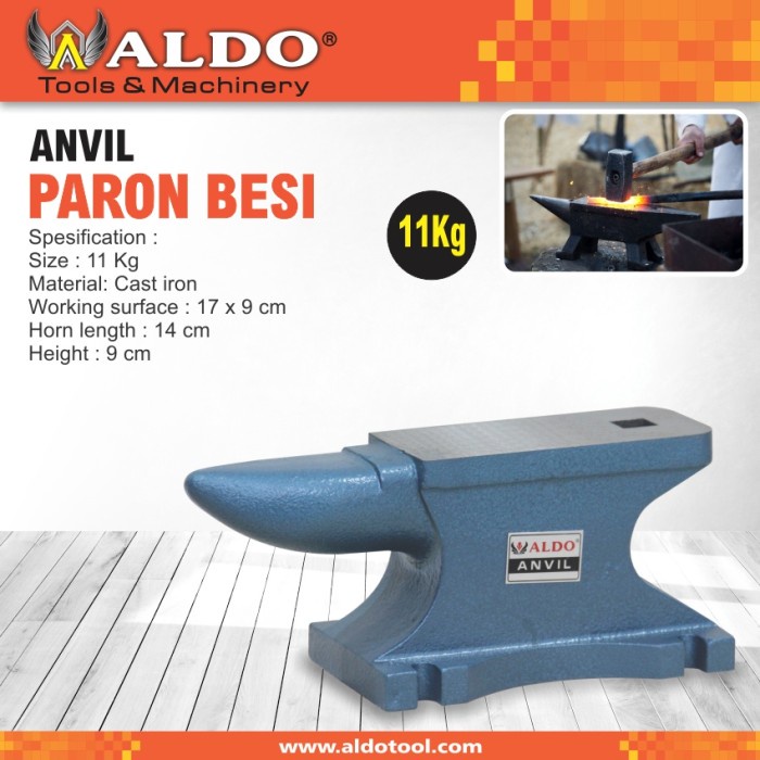 PARON ANVIL / LANDASAN BESI 11 KG (24 LBS) ALDO