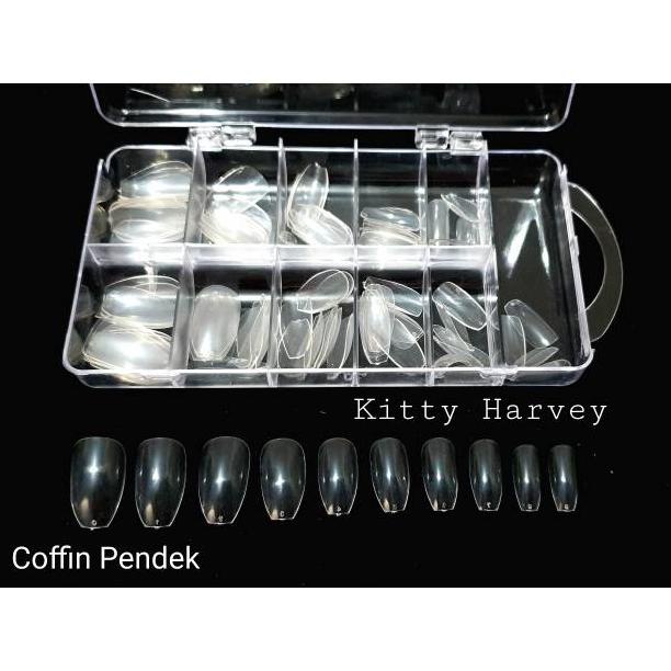 Terbaik Kuku Palsu Polos Box Mika 100Pcs | Fake Nail | Nail Art Wxs