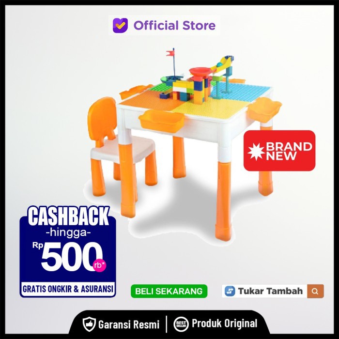 Terlaris Olike Fun Bricks Table Edu Toys Mainan Lego Meja Lego Set Brick