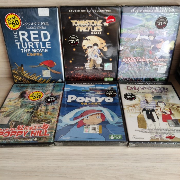 Terlaris Dvd Studio Ghibli Collection Original