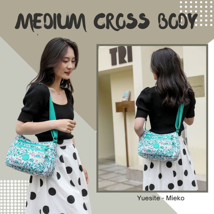 DISKON SPESIAL YUESITE MIEKO TAS SELEMPANG WANITA IMPORT MEDIUM SLINGBAG TERMURAH