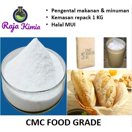 

Terlaris Cmc / Carboxy Methyl Cellulose / Pengental Makanan - 500 Gr Atau 1 Kg