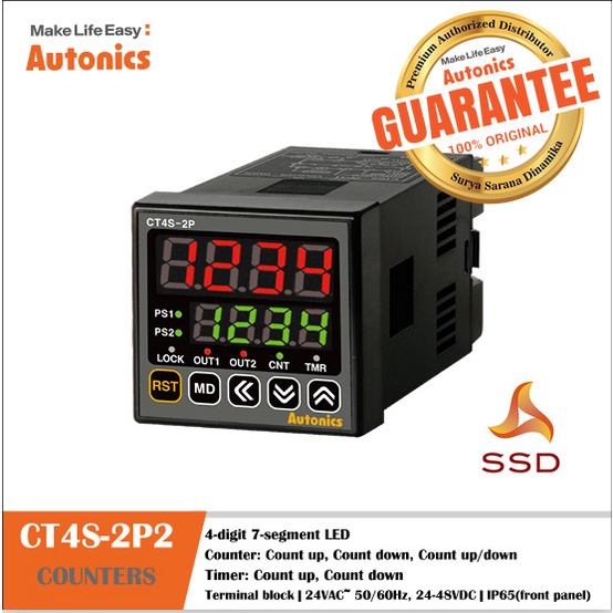 TOP PRODUCT Counter Autonics CT4S-2P2