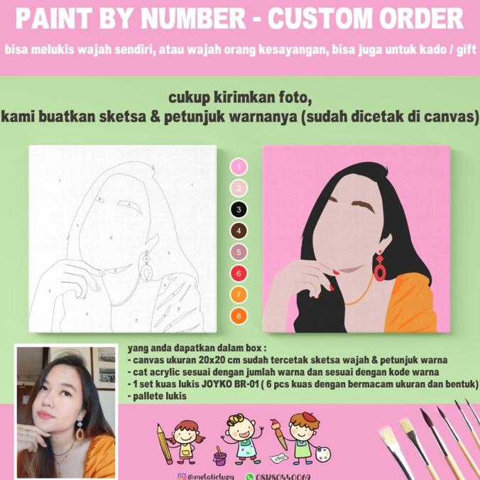 

PAINT BY NUMBER KANVAS 20X20 CUSTOM