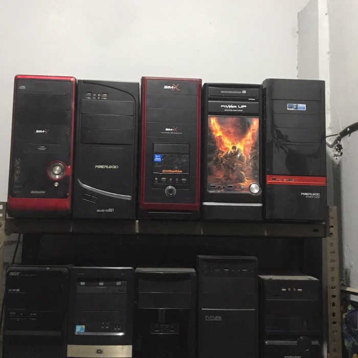 Terlaris Casing Case Cpu Tanpa Psu Baut Kompliet