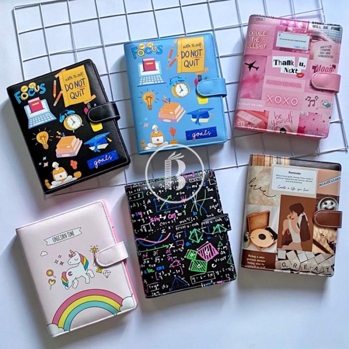 

Binder Ready Aesthetic Quotes Unicorn Rainbow Printing A5 B5 26 Holes