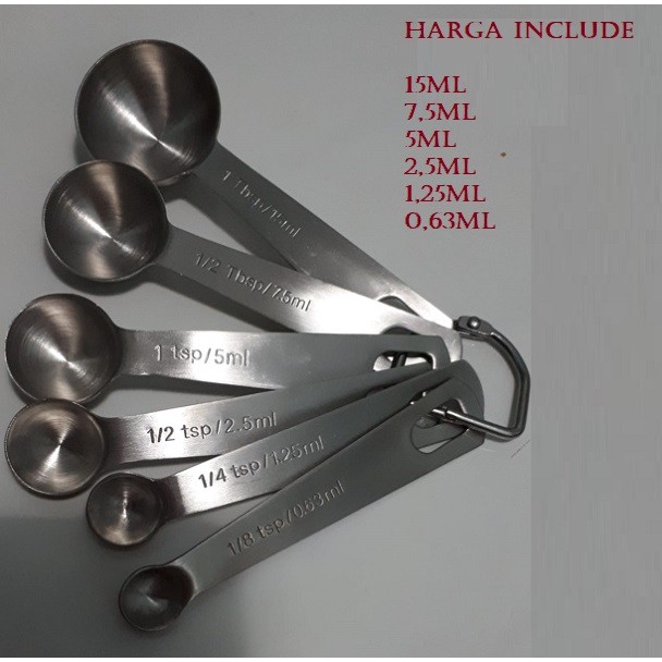 Terlaris Sendok Takar Set/Measuring Spoon/Spoon Set Anti Karat