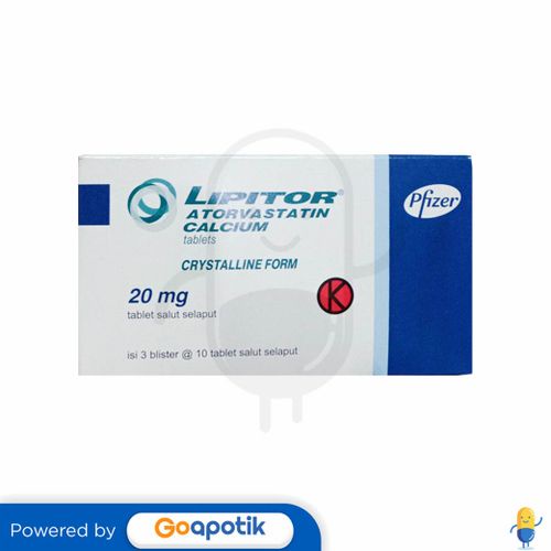 LIPITOR 20 MG BOX 30 TABLET