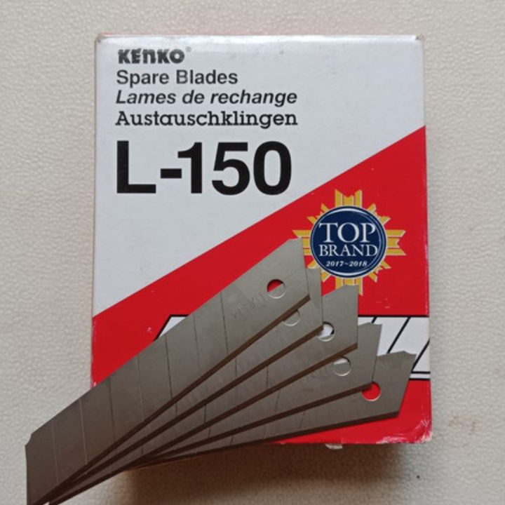 

RJZB7757㊜ ISI PISAU CUTTER KENKO L 150 (harga perpack isi 12 tube) ㊦