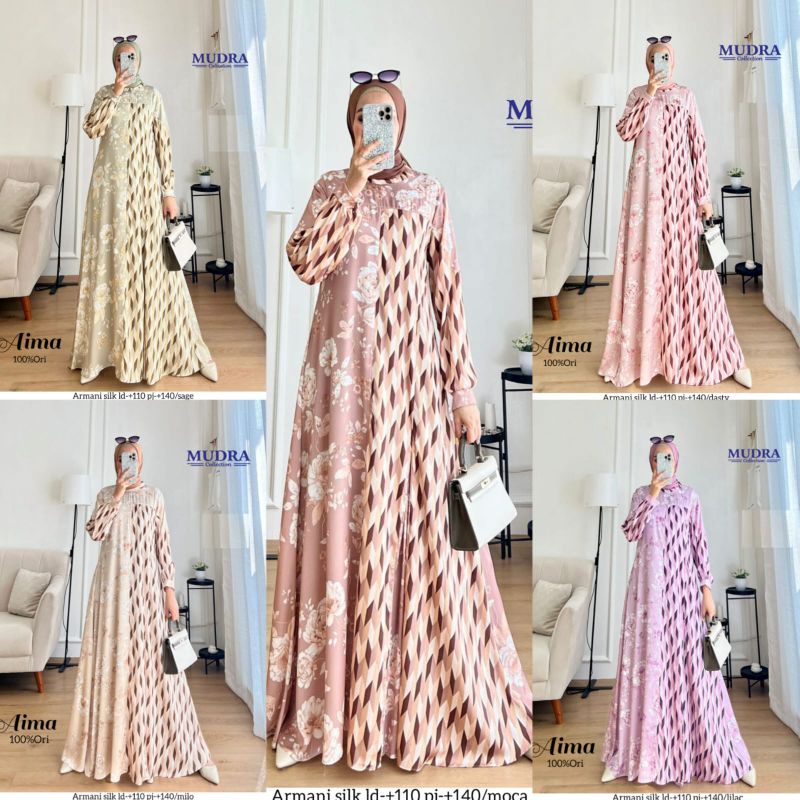 Aima Dress ori by Mudra Hijab