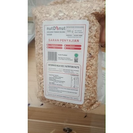 

Terlaris Kacang Sangrai/Cincang (Diced Peanut) Kasar Merk Morin Ukuran 500 gr Indonesia 83