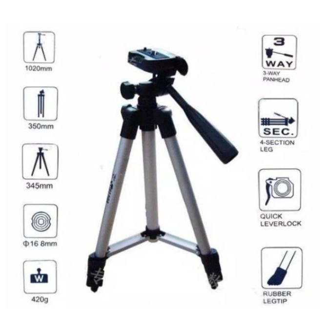 New Tripod Kamera Profesional Untuk Kamera Digital