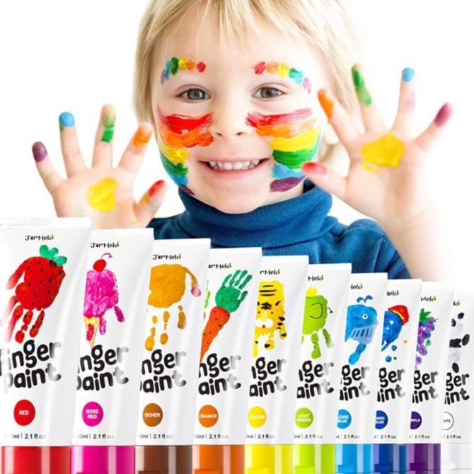

[Original] Jar Melo Finger Paint Non Toxic Washable
