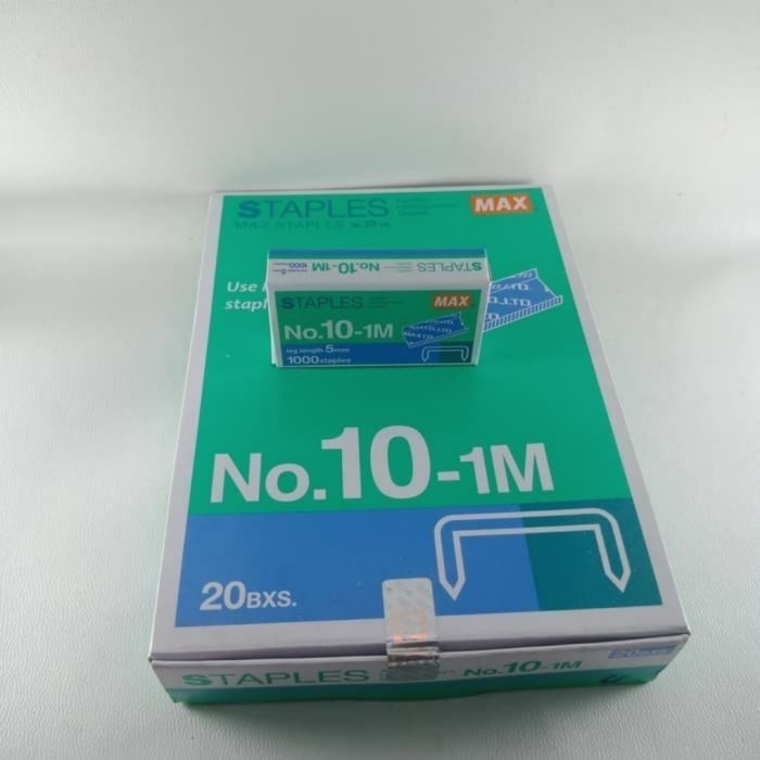 

Isi Staples Max No. 10 perpack