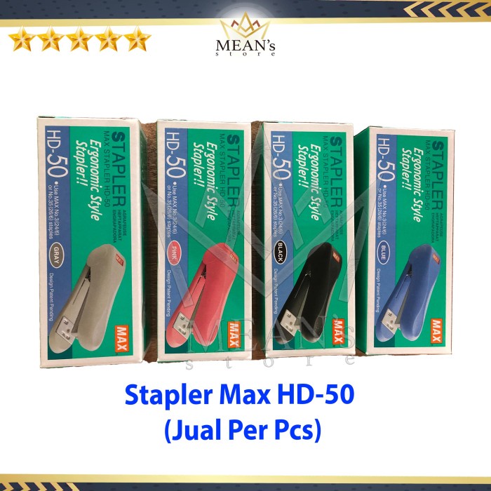 

Stapler Max HD-50 Ori / Alat Staples Tangan HD 50 / Mesin Stapler HD50