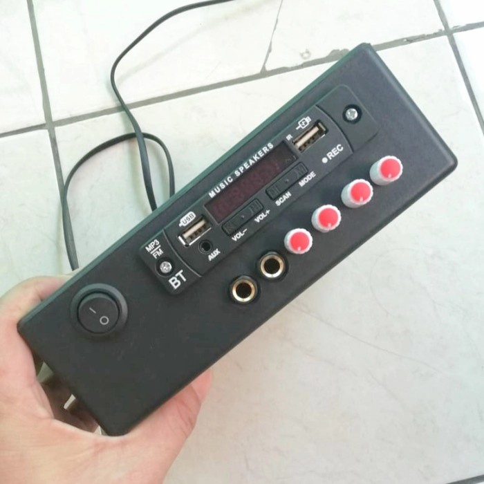 Terlaris Mp3 Player Bluetooth 5.0 Plus Karaoke Siap Pakai 220V