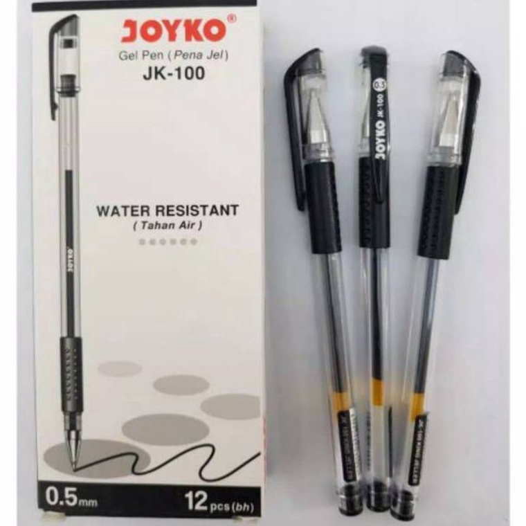 

[KODE PRODUK PVF8P9772] pulpen gel joyko JK-100 joyko JK-100NT ( 12 PCS )