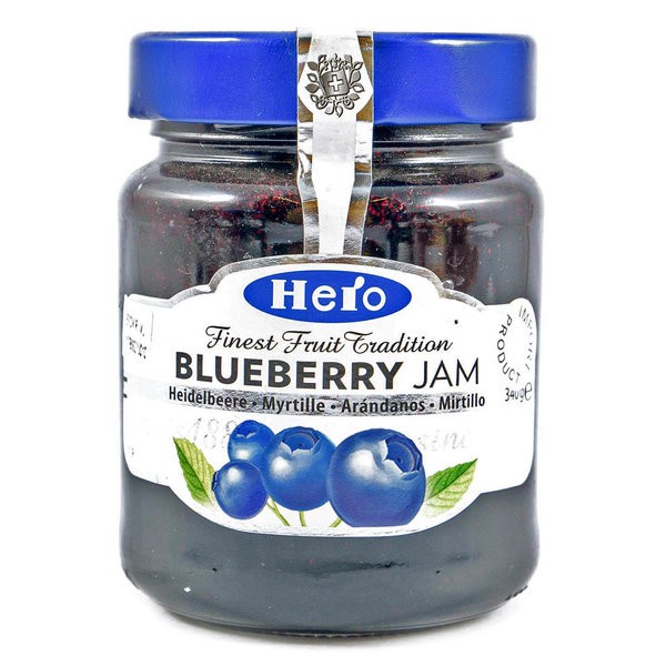 

Hero Bluberry Jam 340Gr - Selai Oles Buah Bluberi Switzerland