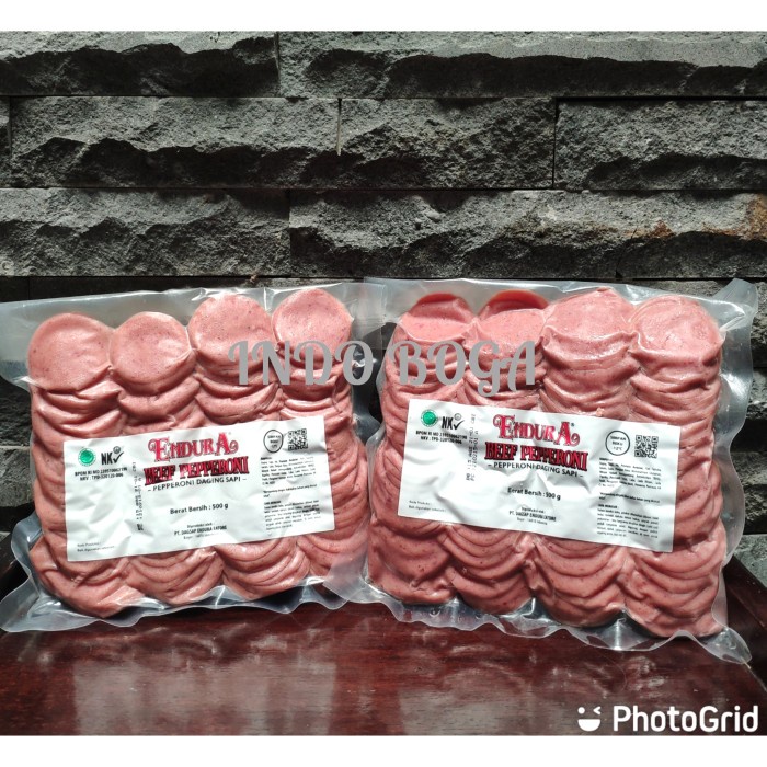 

Terlaris Beef Pepperoni 500 Gram / Beef Pepperoni Slice