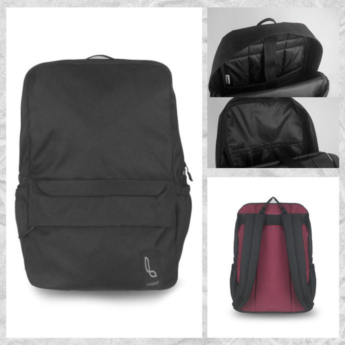 HUMBLE MAROON |MNM x LAZZARDI| Tas Ransel Pria Backpack / Tas Punggung