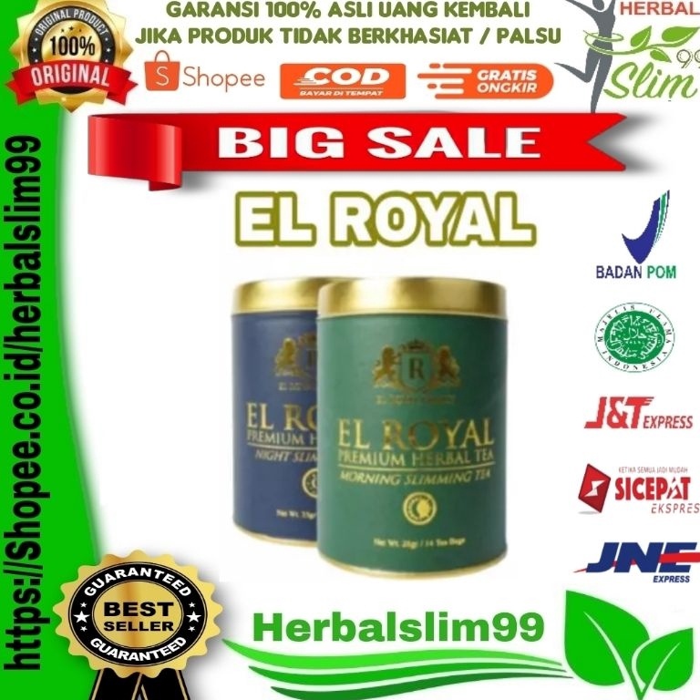 

↕Model Terkini✯➚ VZGYF El Royal Premium Herbal Tea (1 Paket) |1Morningslimming Tea -1 Night Slimming Tea Y50 ✣Diskon Promo