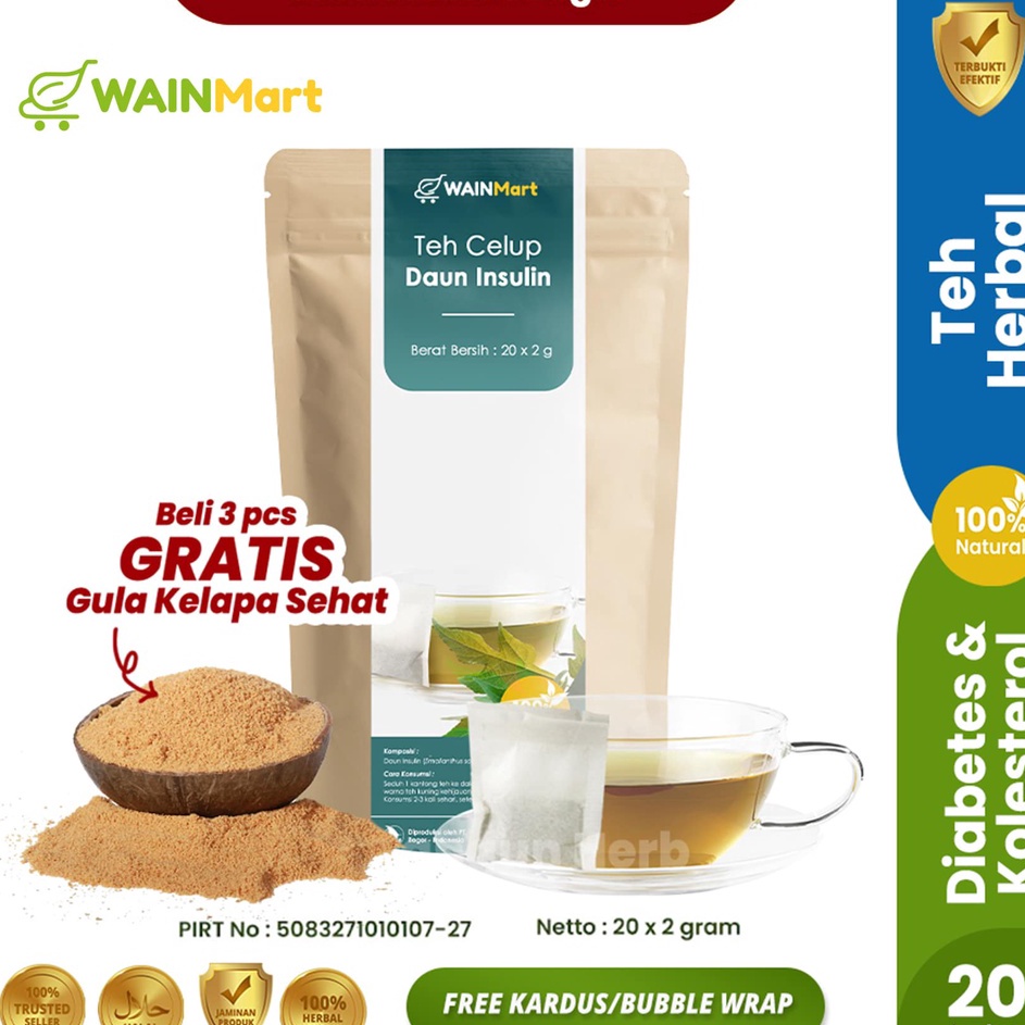 

Sale❅ T0Y89 ANTI DIABETES !!! Teh Daun Insulin Obat Diabetes dan Anti-Kanker J69 Promo