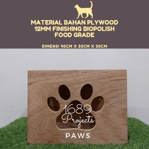 Terbaru Rumah Kandang Kucing Kayu Cat House Playground Custom Terbaik