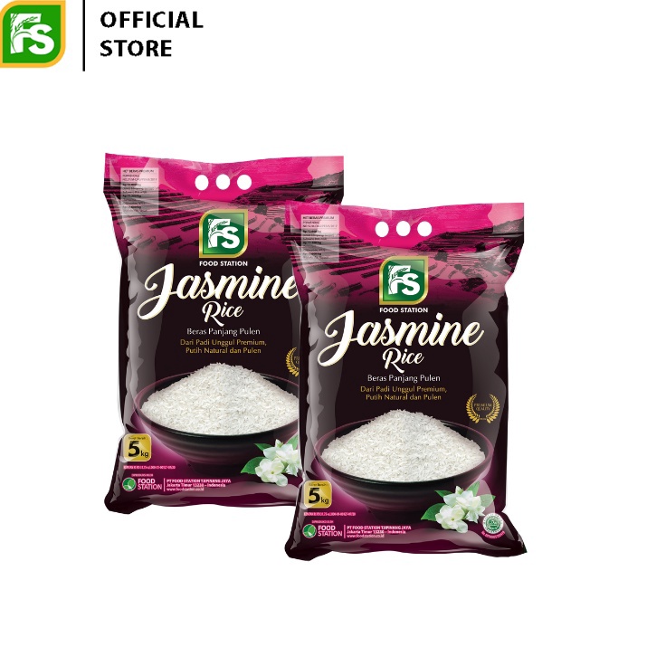 

DNJT3918㊠ FS Beras Jasmine 5 Kg (2 pcs @5kg) ㊨